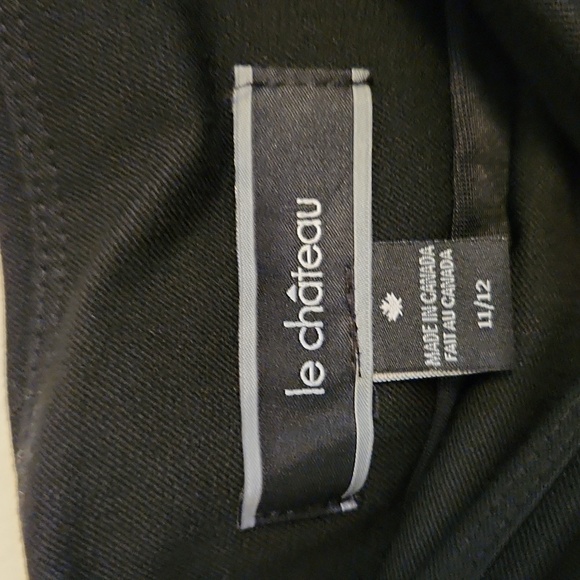 Le Chateau Pull on Black Dress Pants - Picture 3 of 3